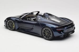 Porsche 918 Spyder Azul Metallic Minichamps 1:18 113062434 Metal - imagem 7 de 8