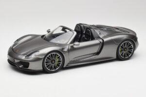 Porsche 918 Spyder Liquid Metal Prata Minichamps 1:18 110062430 Metal