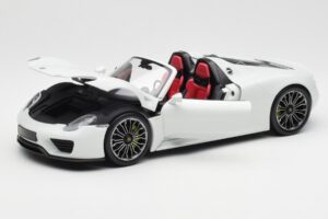 Porsche 918 Spyder Branco Minichamps 1:18 110062436 Metal - imagem 2 de 8