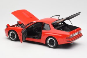 Porsche 924 Carrera GT Guards Vermelho AUTOart 1:18 78003 Metal - imagem 5 de 8