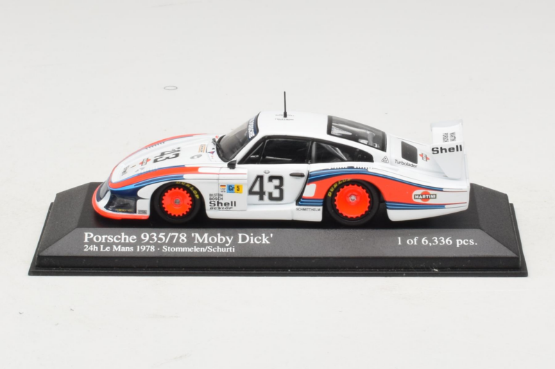 Porsche 935/78 Moby Dick #43 R. Stommelen / M. Schurti 24 Hours of Le Mans 1978 Minichamps 1:43 430786743 Metal