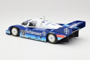 Porsche 956K Group C #19 Brun Motorsport Schiesser S. Bellof / T. Boutsen 1000km Hockenheim 1985 Minichamps 1:18 155856619 Me - imagem 5 de 6