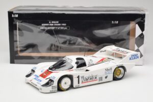 Porsche 956K #1 B. Wollek Joest Racing Zolder 1983 Winner Minichamps 1:18 153836601 Metal - imagem 6 de 6