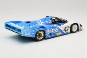 Porsche 956L #47 Hugo Boss V. Merl / H. Grohs / A. Plankenhorn 24 Hours of Le Mans 1984 Minichamps 1:18 183846947 Metal - imagem 3 de 8