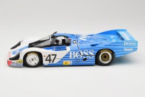 Porsche 956L #47 Hugo Boss V. Merl / H. Grohs / A. Plankenhorn 24 Hours of Le Mans 1984 Minichamps 1:18 183846947 Metal - imagem 4 de 8