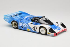 Porsche 956L #47 Hugo Boss V. Merl / H. Grohs / A. Plankenhorn 24 Hours of Le Mans 1984 Minichamps 1:18 183846947 Metal - imagem 6 de 8