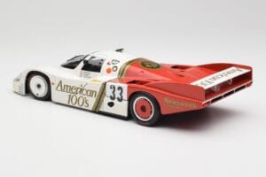 Porsche 956L #33 D. Hobbs / G. Gartner / J. Edwards 24 Hours of Le Mans 1985 Minichamps 1:18 183856933 Metal - imagem 7 de 8