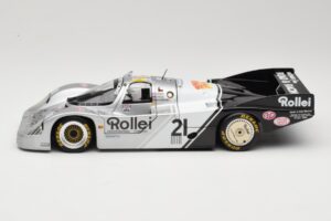 Porsche 956L #21 Rollei A. de Cadenet / C. Ballot-Lena 24 Hours of Le Mans 1984 Minichamps 1:18 183846921 Metal - imagem 4 de 8