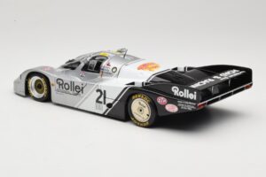 Porsche 956L #21 Rollei A. de Cadenet / C. Ballot-Lena 24 Hours of Le Mans 1984 Minichamps 1:18 183846921 Metal - imagem 7 de 8