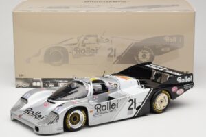 Porsche 956L #21 Rollei A. de Cadenet / C. Ballot-Lena 24 Hours of Le Mans 1984 Minichamps 1:18 183846921 Metal - imagem 8 de 8