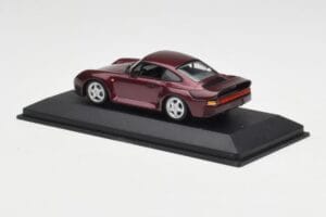 Porsche 959 Dark Red Metallic Minichamps 1:43 400062525 Metal - imagem 3 de 4