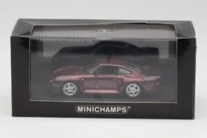 Porsche 959 Dark Red Metallic Minichamps 1:43 400062525 Metal - imagem 4 de 4