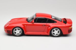 Porsche 959 Guards Vermelho Minichamps 1:18 155066200 Metal - imagem 3 de 6