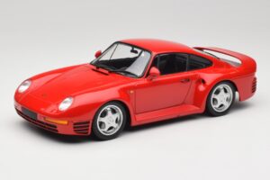 Porsche 959 Guards Vermelho Minichamps 1:18 155066200 Metal
