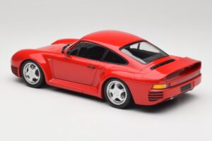 Porsche 959 Guards Vermelho Minichamps 1:18 155066200 Metal - imagem 5 de 6