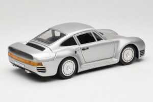 Porsche 959 Prata Tonka 1:18 2221 Metal - imagem 3 de 8
