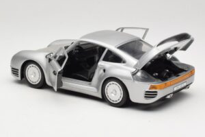 Porsche 959 Prata Tonka 1:18 2221 Metal - imagem 5 de 8