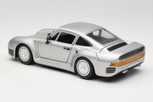 Porsche 959 Prata Tonka 1:18 2221 Metal - imagem 7 de 8