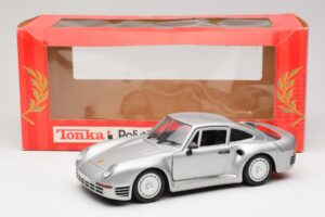 Porsche 959 Prata Tonka 1:18 2221 Metal - imagem 8 de 8