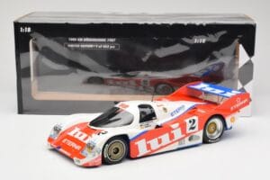 Porsche 962 #2 Brun Motorsport J. Mass / O. Larrauri 1000km Nürburgring 1987 Minichamps 1:18 155876502 Metal - imagem 6 de 6