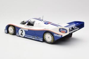 Porsche 962 #2 H-J. Stuck / D. Bell Team Porsche AG Winners 1000km Hockenheim 1985 Minichamps 1:18 155856502 Metal - imagem 5 de 6