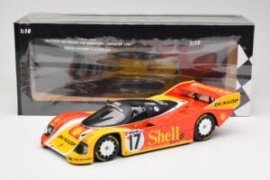 Porsche 962C #17 H-J. Stuck / D. Bell 3rd Place 200 Miles of Nürnberg Supercup 1987 Minichamps 1:18 155876517 Metal - imagem 6 de 6
