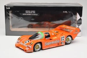 Porsche 962C #17 Jägermeister T. Boutsen / F. Jelinski 1000km Spa 1986 Minichamps 1:18 155866517 Metal - imagem 6 de 6