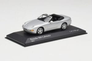 Porsche 968 Prata Minichamps 1:43 400062332 Metal - imagem 2 de 4
