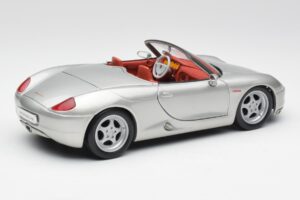 Porsche Boxster 986 Prata Maisto 1:18 37800-M3 Metal - imagem 3 de 8