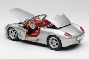 Porsche Boxster 986 Prata Maisto 1:18 37800-M3 Metal - imagem 5 de 8