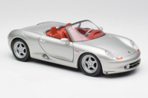 Porsche Boxster 986 Prata Maisto 1:18 37800-M3 Metal - imagem 6 de 8