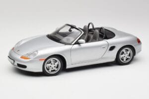 Porsche Boxster 986 Cabriolet Arctic Prata Metálico UT Models 1:18 27852 Metal