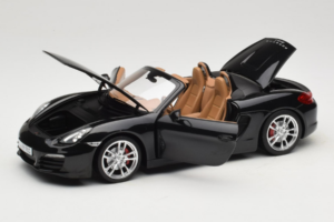 Porsche Boxster S 981 Basalt Black Minichamps 1:18 WAP0210160C Metal - imagem 2 de 8