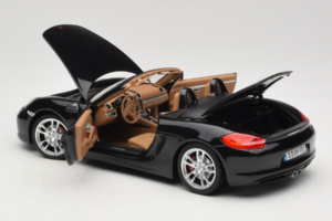Porsche Boxster S 981 Basalt Black Minichamps 1:18 WAP0210160C Metal - imagem 5 de 8