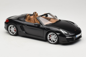 Porsche Boxster S 981 Basalt Black Minichamps 1:18 WAP0210160C Metal - imagem 6 de 8