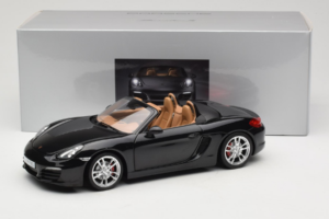 Porsche Boxster S 981 Basalt Black Minichamps 1:18 WAP0210160C Metal - imagem 8 de 8