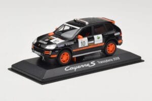Porsche Cayenne 955 S Transsyberia #10 Preto Laranja 2008 Minichamps 1:43 WAP02001819 Metal - imagem 2 de 4