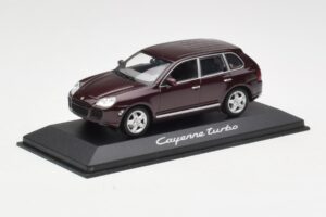 Porsche Cayenne 955 Turbo Vermelho Escuro Minichamps 1:43 WAPC2000113 Metal - imagem 2 de 4