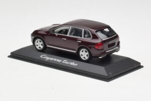 Porsche Cayenne 955 Turbo Vermelho Escuro Minichamps 1:43 WAPC2000113 Metal - imagem 3 de 4