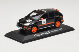 Porsche Cayenne S #12 Transsyberia 2007 Preto Laranja Minichamps 1:43 WAP02000918 Metal - imagem 2 de 5