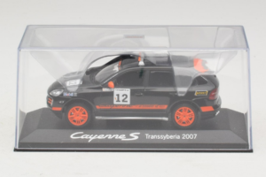 Porsche Cayenne S #12 Transsyberia 2007 Preto Laranja Minichamps 1:43 WAP02000918 Metal - imagem 4 de 5