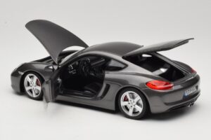 Porsche Cayman 981 S Cinzento Minichamps 1:18 WAP0210070D Metal - imagem 5 de 8