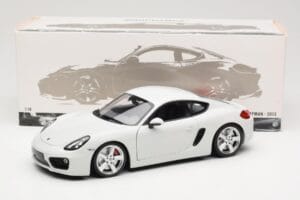 Porsche Cayman 981 Branco Minichamps 1:18 113062221 Metal - imagem 8 de 8