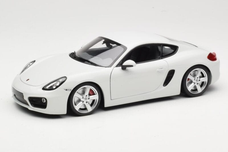 Porsche Cayman 981 Branco Minichamps 1:18 113062221 Metal