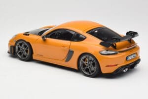 Porsche Cayman GT4 RS 982 Weissach Package Bahama Yellow Norev 1:18 187252 Metal - imagem 7 de 8
