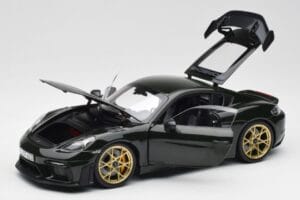 Porsche Cayman GT4 RS 982 Weissach Package Brewster Green Norev 1:18 187250 Metal - imagem 2 de 8
