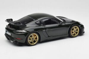 Porsche Cayman GT4 RS 982 Weissach Package Brewster Green Norev 1:18 187250 Metal - imagem 3 de 8