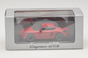 Porsche Cayman 981 GTS Vermelho Minichamps 1:43 WAP0200150E Metal - imagem 5 de 5