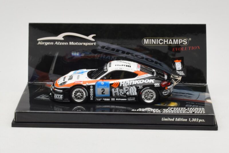 Porsche Cayman #2 Alzen Motorsport U. Alzen / P. Alzen / Mamerow / Menzel 24 Hours Nurburgring 2007 Minichamps 1:43 436076702