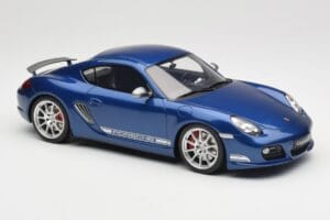 Porsche Cayman R 987.2 Aqua Blue Metallic GT Spirit 1:18 GT901 Resina - imagem 4 de 6